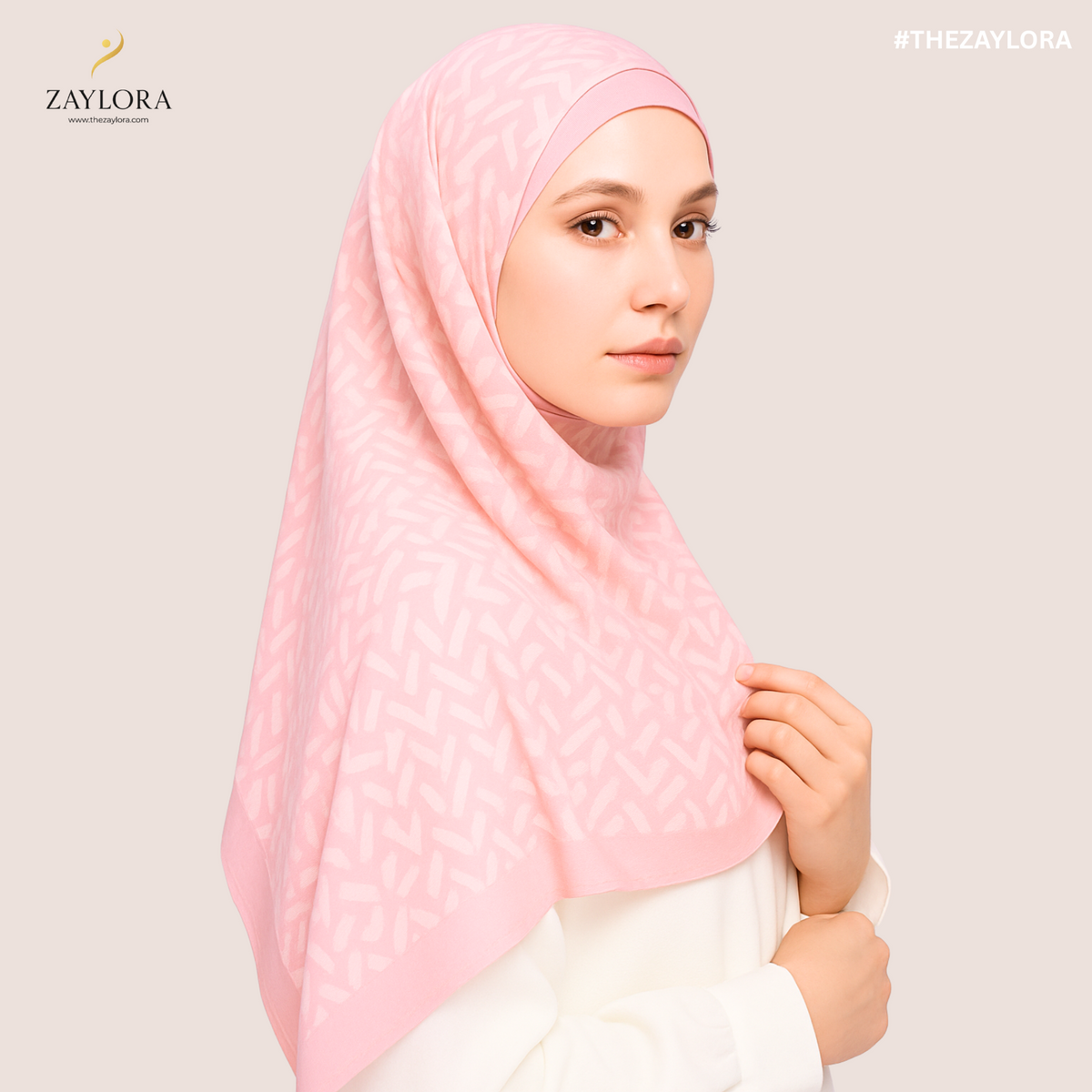 Zaylora Pink Serenade Scarf
